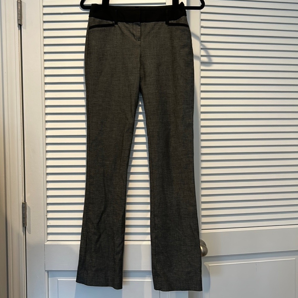 00R Express Columnist dress pants in gray and black